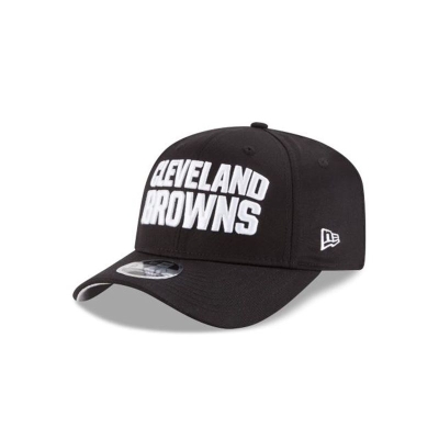 Cleveland Browns Gorra | New Era NFL Stretch Snap 9fifty Snapback Cap Mexico - Negros